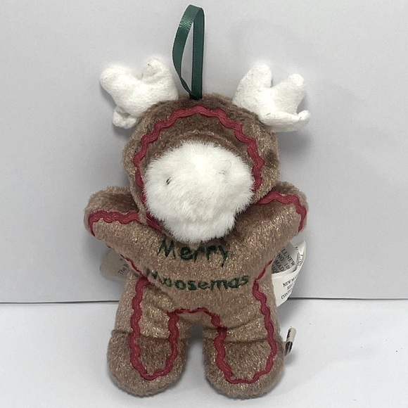 NWT Boyds Bears Mini Merry Moosemas disguised as ginger bread approx 5” - Picture 2 of 12
